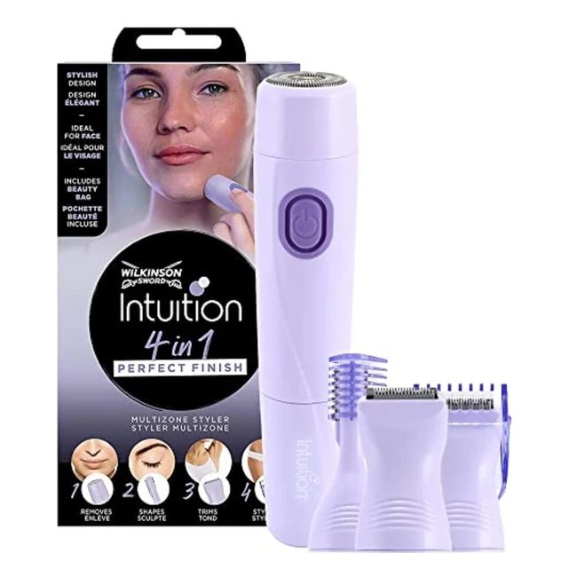 Wilkinson Sword 4in1 Perfect Finish Damenrasierer Intuition Przise Augenbrau