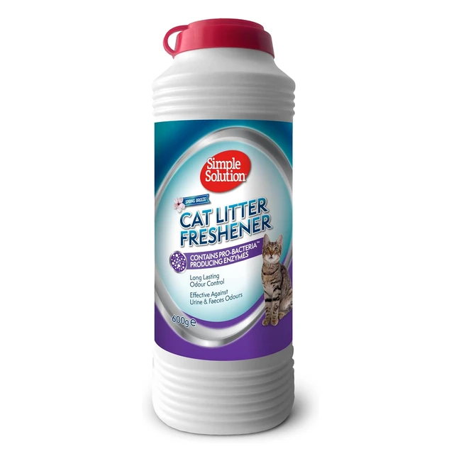 Simple Solution Cat Litter Freshener 600g - Enzymatic Cleaning Granules