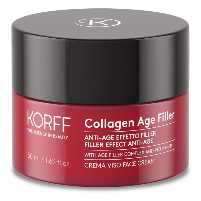 Korff Collagen Age Filler Crema Viso - Anti Age Globale - Collagene Marino - Vit