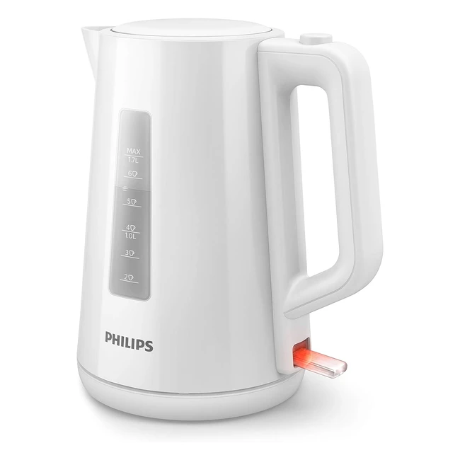Bouilloire lectrique Philips 17L - HD931800 Blanc | Socle 360, Ressort, Voyant lumineux