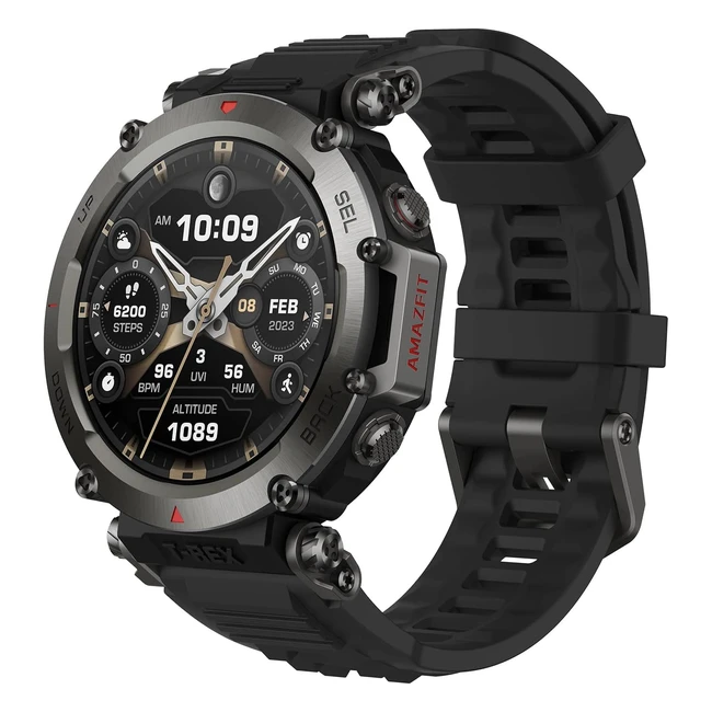 Amazfit T-Rex Ultra Smartwatch - Reloj Deportivo Premium Multideporte con GPS - Ejercicio de Fuerza - 160 Modos Deportivos