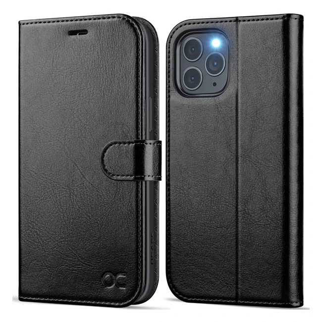 OCASE iPhone 12 Pro Max Wallet Case PU Leather RFID Blocking Kickstand Card Holder