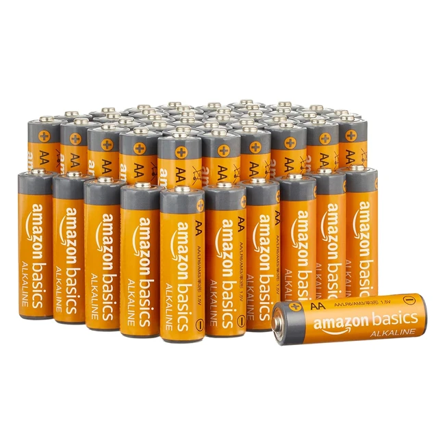 Amazon Basics Hochleistungs 15V AA Alkaline Batterien 48er Pack