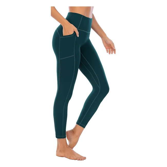 Ovruns High Waist Gym Leggings for Women - Yoga Pants with Pockets - Compression