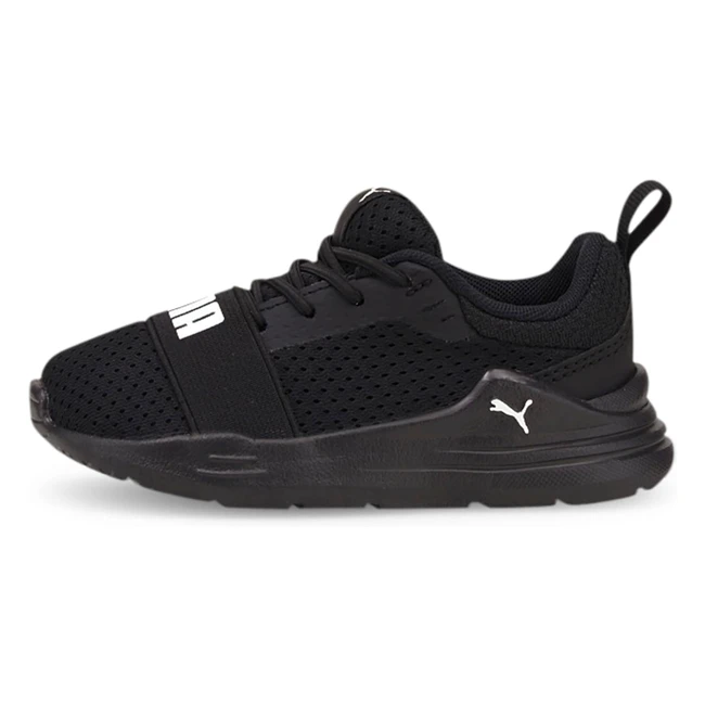 PUMA Jungen Unisex Kinder Wired Laufschuhe AC INF Schwarz Wei Atmungsaktiv