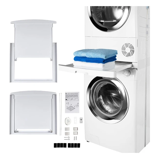Care Protect Universal Stacking Kit with Sliding Shelf for Washing Machines and 