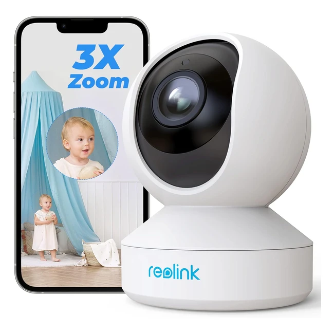 Camera de surveillance wifi Reolink 5MP PTZ interieur E1 Zoom