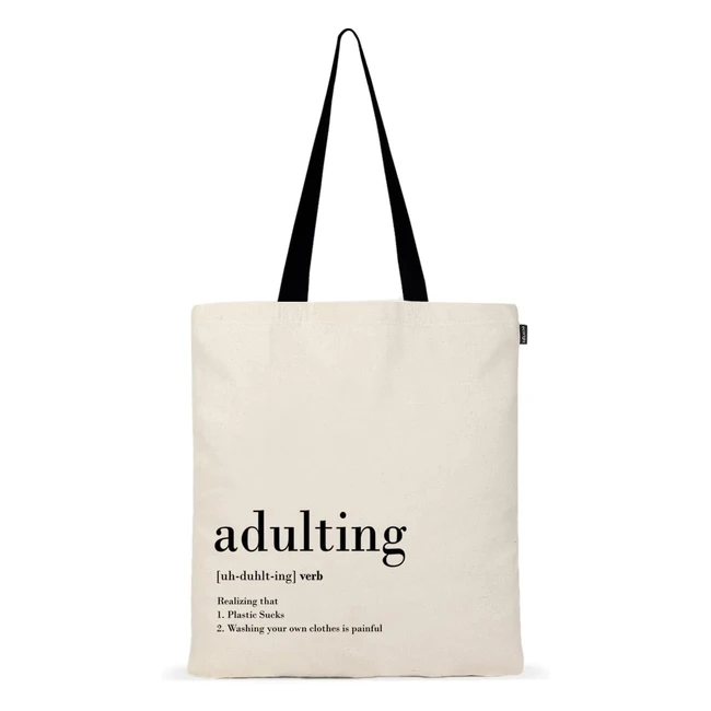 Borsa Shopper Cotone Eco Right - Modello Tote Bag - Riutilizzabile e Ecocompatibile