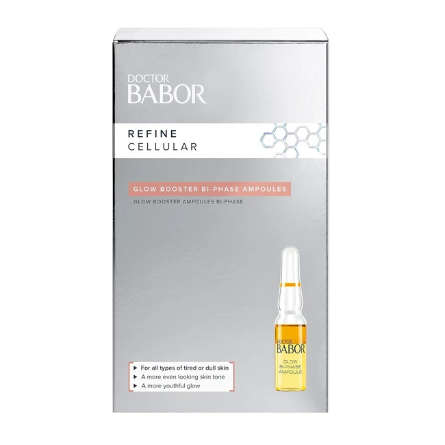 Ampollas Doctor Babor Glow Booster Antienvejecimiento - Vitamina C y E - 7x1ml
