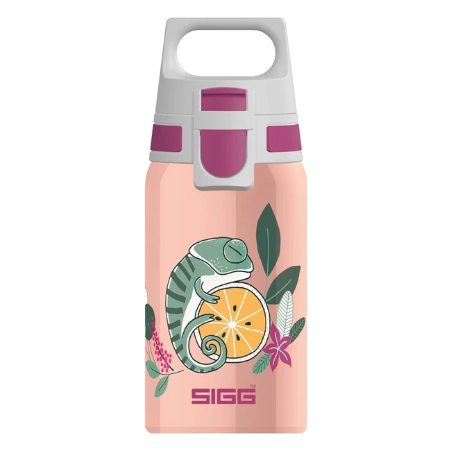 SIGG Kinder Trinkflasche Shield One 05L - Edelstahl auslaufsicher leicht BPA
