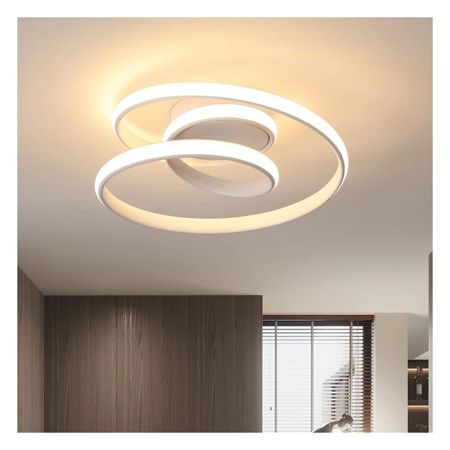 Lampada da soffitto LED 36W moderna - Comely - Ref1234 - Luce calda 3000K