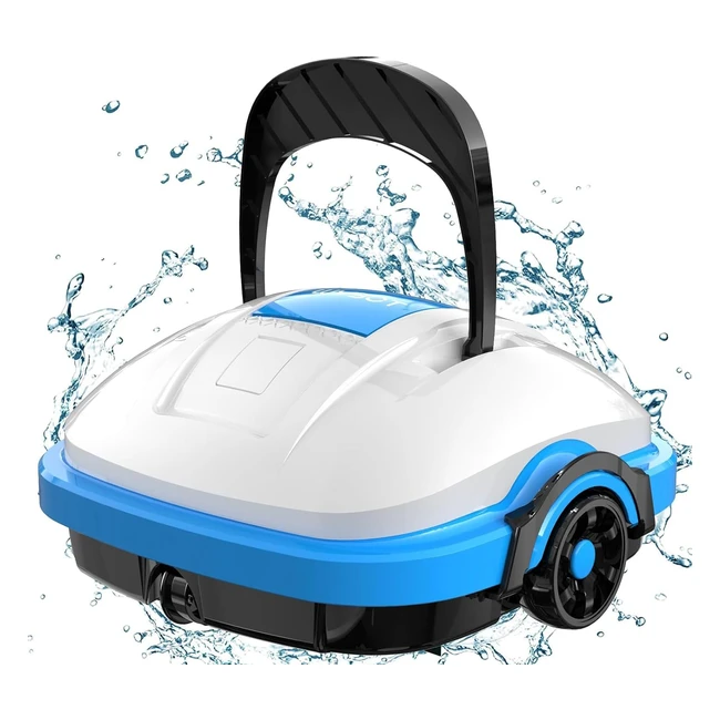 Robot de piscina inalámbrico Wybot 50 mins succión potente motor dual filtro fino 180m