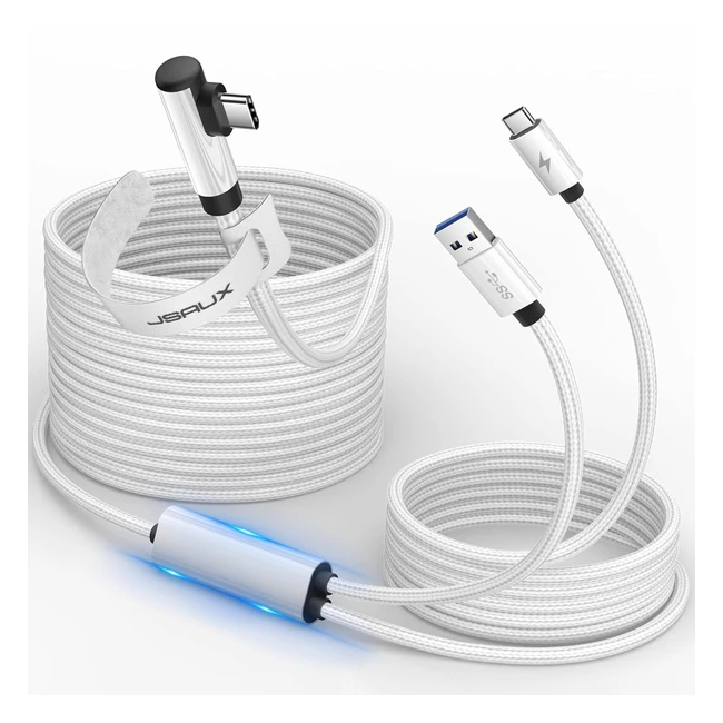 jsaux link cable 5 m fr metaoculus quest 3 2 Zubehr 10Gbps USB 30 Ladekabel