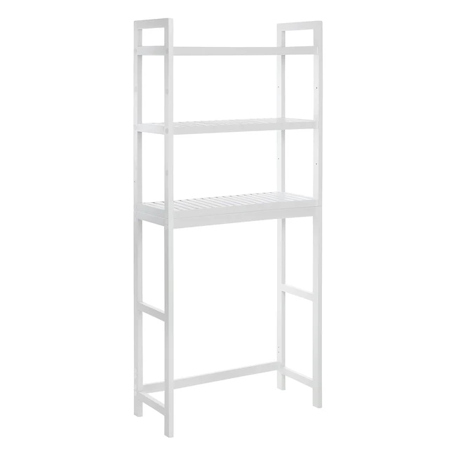 Songmics Badezimmerregal aus Bambus 3 Ebenen Organizer Belastung 15 kg Einfache 