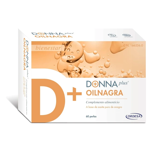 Donnaplus Oilnagra Perlas 60 perlas - Complemento alimenticio bienestar menstrua