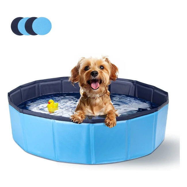 Piscine pour chien Nobleza rigide 80x20cm S bleu - Structure solide, portable et durable