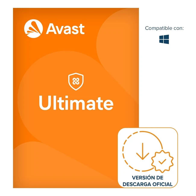 Avast Ultimate 2024 - Antivirus Avast Premium Security con Avast SecureLine VPN y Avast Cleanup Premium
