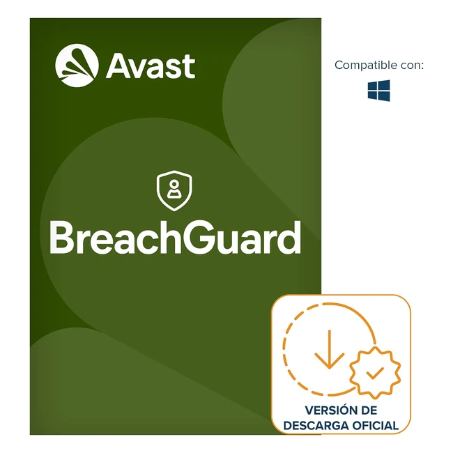Avast Breach Guard 2024 - Protección en línea contra filtración de datos confidenciales