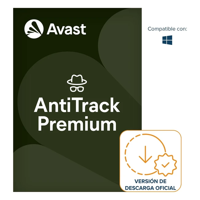Avast Antitrack Premium 2024 - Protege Datos Personales - 1 Dispositivo
