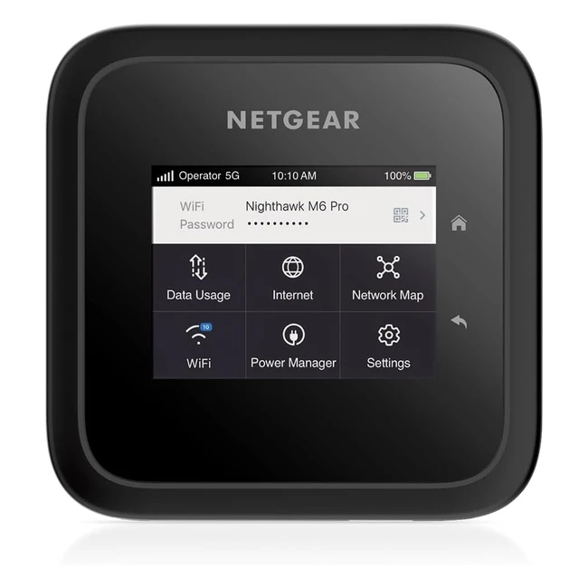 Netgear Nighthawk M6 Pro MR6450 5G Router SIM-Karte WiFi 6E LTE Modem Mobiler Ho
