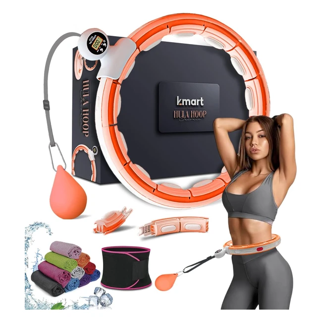 Cerchio Hula Fitness 360 Massaggio Automatico - Kmart Hula Ring Hoop Ponderati