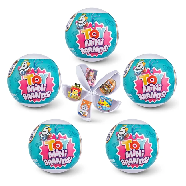 Mini Brands Capsules Collezionabili 5 Pack by Zuru - 60 Minis da Collezione