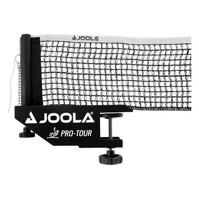 JOOLA Unisex Erwachsene Postset Pro Tour Tischtennisnetz Schwarz 152cm - Profi W