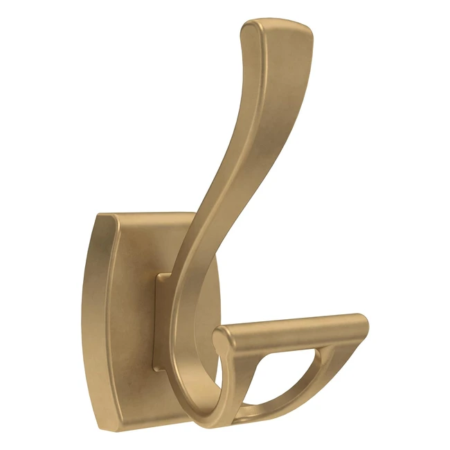 Gancho de bao Delta DAN35BB - Oro Satinado - Montado en la Pared