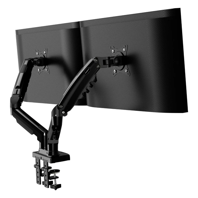 Invision Dual Monitor Arm Desk Mount for 19-32 inch Screens VESA 75 100mm MX400