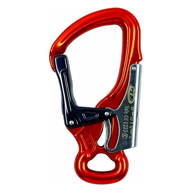 Moschettone Climbing Technology Kadvance Doppia Leva Argento Unica