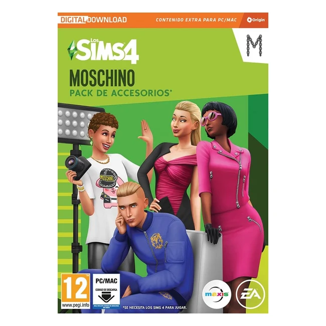 Los Sims 4 Moschino SP15 Pack de Accesorios - Moda Glamurosa - Descarga Directa