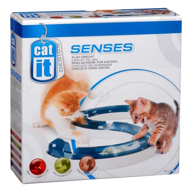 Catit Design Senses Spielschiene inkl Ball fr Katzen - 1 Stck
