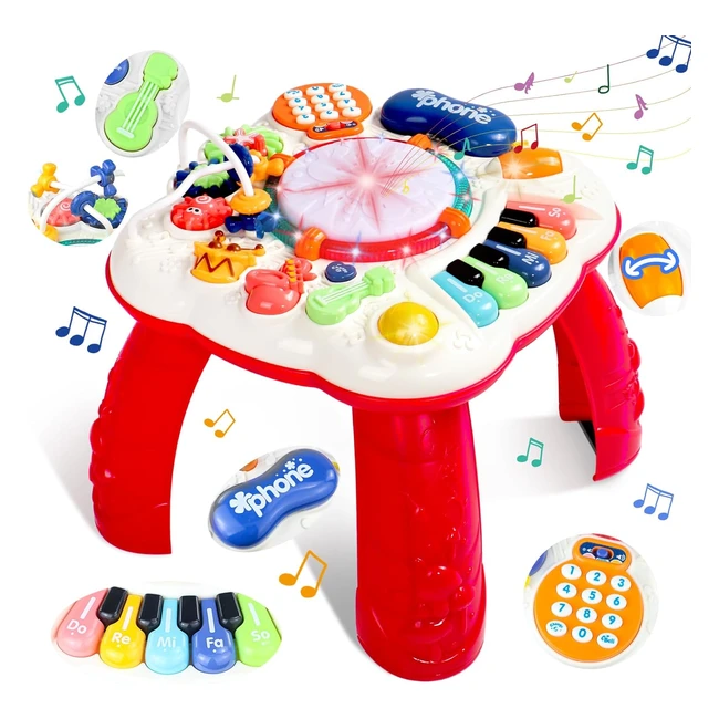 Tavolo Interattivo Multiattivit per Bambini 1 Anno - Giochi Montessori - Suoni