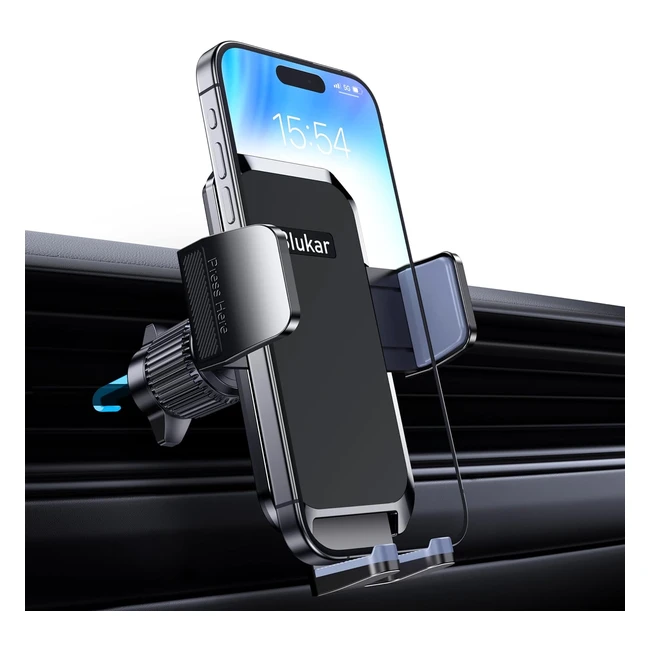 Blukar Car Phone Holder Air Vent Mount 360 Rotation 2023 Upgraded Ultra Stable H