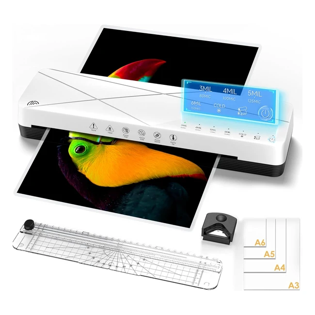 Plastificatrice Maxdone A3 6 Modalit di Laminazione - ABS e Spegnimento Automa