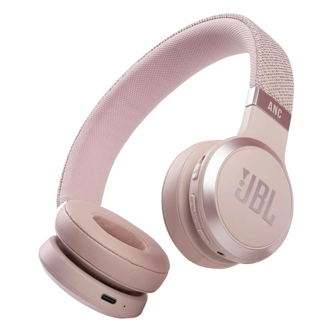 JBL Live 460NC Wireless On-Ear Bluetooth Headphones - Active Noise Cancelling - 