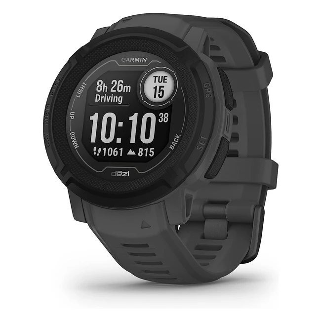 Montre Garmin Instinct 2 DZL Edition Graphite - GPS Conducteurs Poids Lourds 45mm