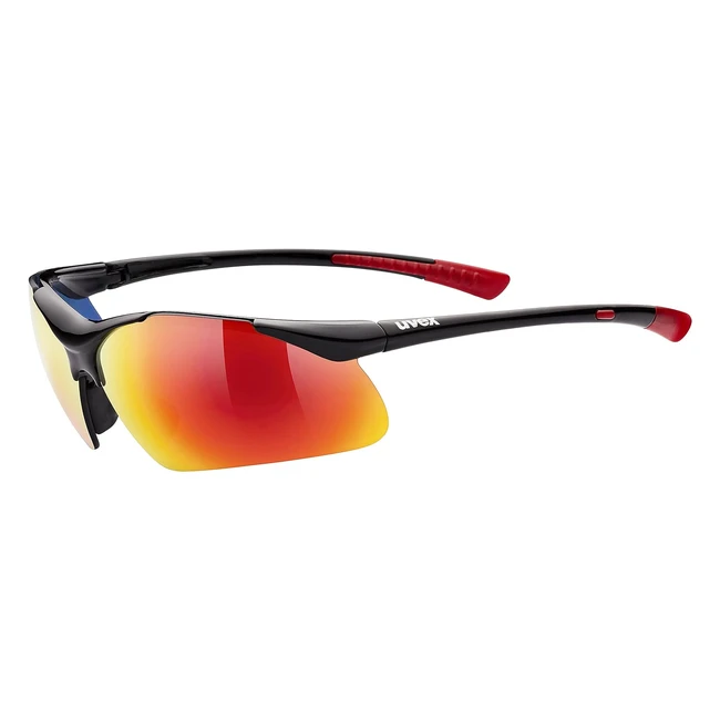 uvex Sportstyle 223 Sportbrille, Packung mit 1, UV-Schutz, Spiegelbeschichtung