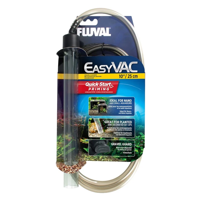 Fluval EasyVac Aquarienkies Reiniger 254cm x 255cm - Schnelle und einfache Reini