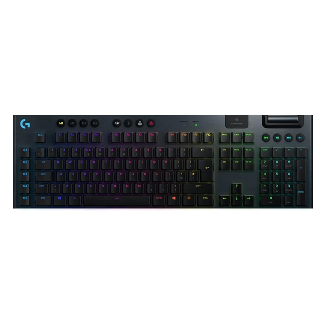 Logitech G915 Lightspeed Wireless Mechanical Gaming Keyboard - Low Profile GL Ta