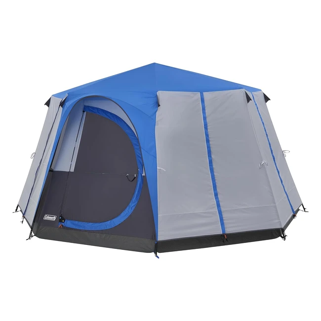 Coleman Octagon 6 Man Dome Tent - 360 Panoramic View Waterproof