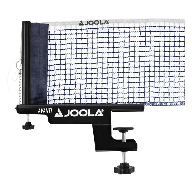 JOOLA 31009 Tischtennisnetz Avanti Schwarz 152cm - Stabile Metallgarnitur