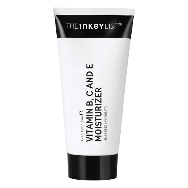 The Inkey List Vitamin B C E Lightweight Face Moisturiser 50ml - Healthy Skin