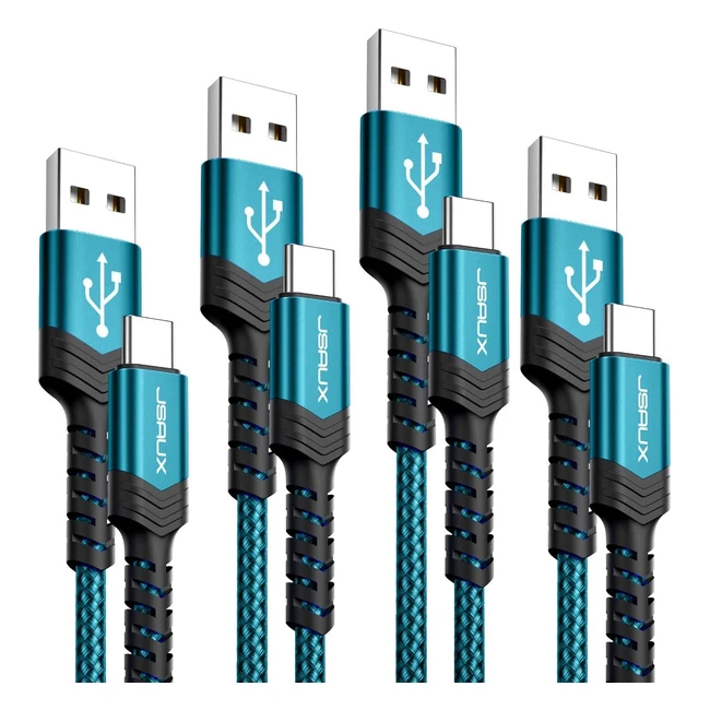 JSAUX USB C Kabel 31A 4 Stck 1m 1m 2m 3m Typ C Schnellladekabel kompatibe
