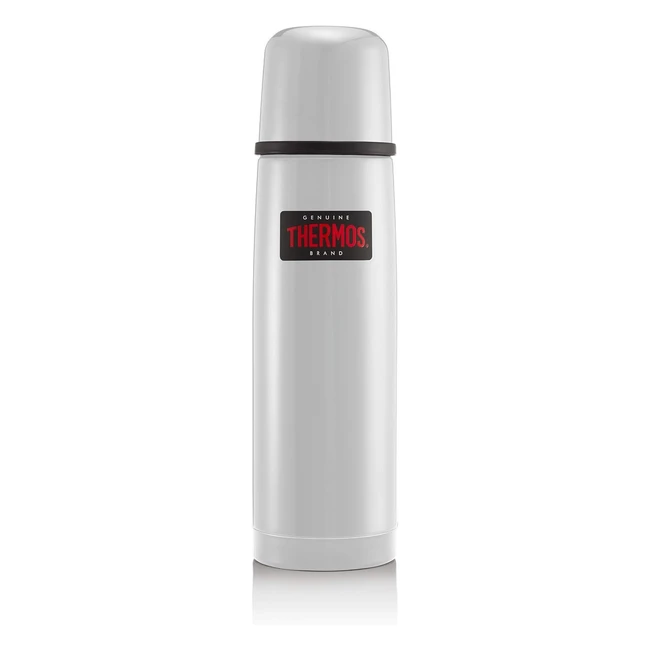 Thermos 184093 Stainless Steel Flask 0.5L - Light & Compact, Vacuum Insulated