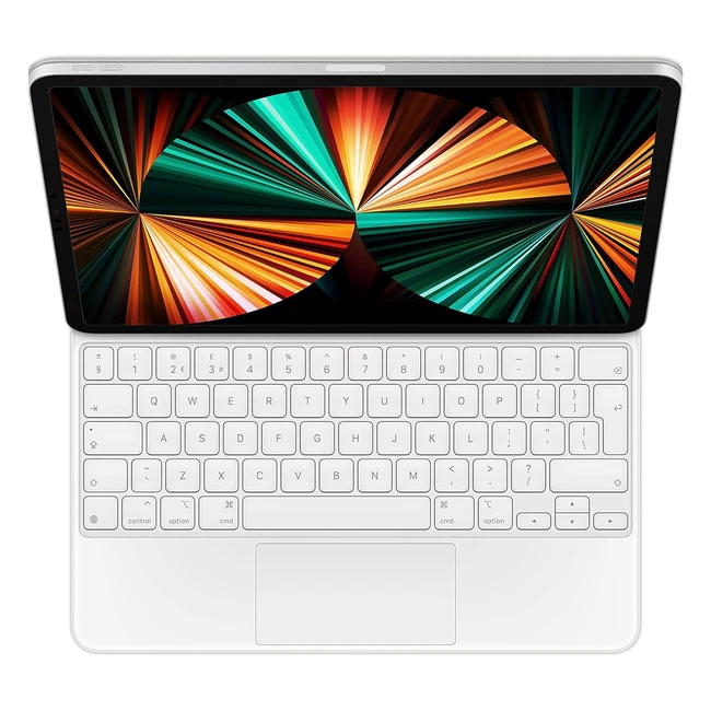 Apple Magic Keyboard for 129-inch iPad Pro 5th Gen - British English - White - 