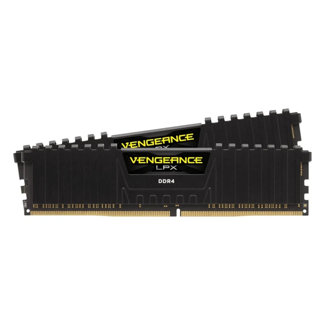 Kit de Memoria Corsair Vengeance LPX 16GB DDR4 3200MHz C16 XMP 20 Negro