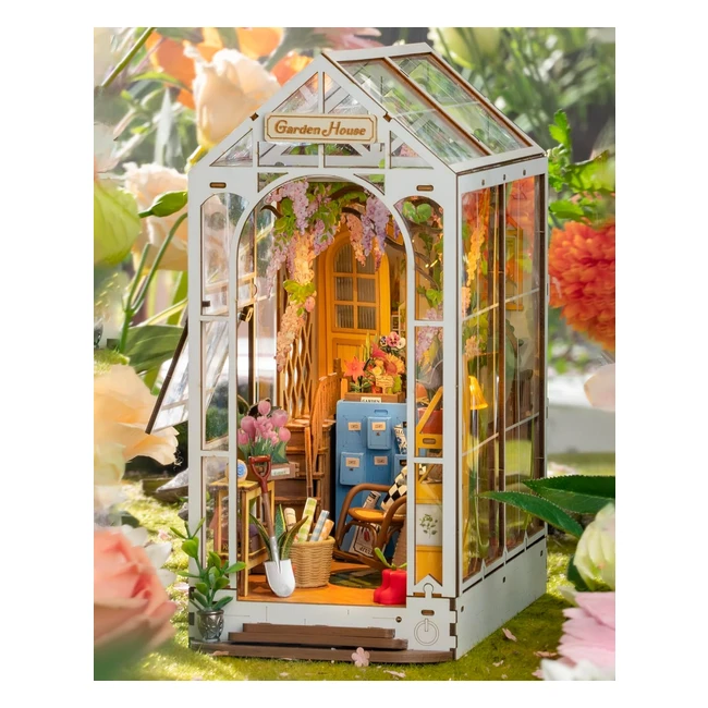 Kit Casa delle Bambole ROLIFE TGB06 - Giardino in Legno 3D - Miniatura da Costru