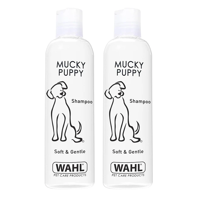 Wahl Mucky Puppy Shampoo - Gentle Pet Friendly Formula - Sensitive Skin - 250ml