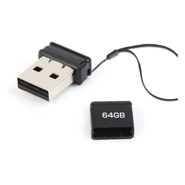 Clef USB 64 Go Mini avec Lanire Haute Vitesse - Stockage Externe